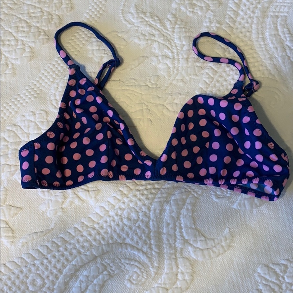 J. Crew polka Dot swim top